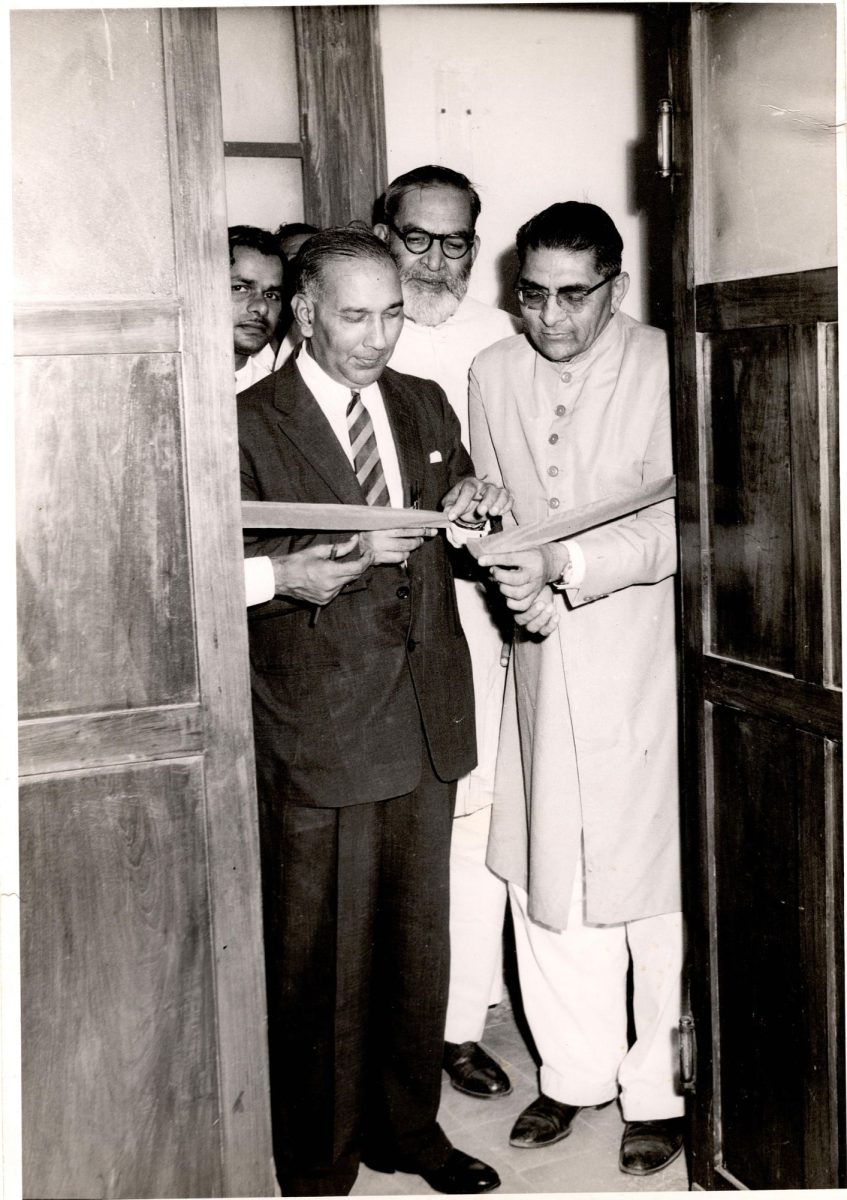 Ahmed Dawood at the opening ceremony of Memon Co-operative Bank