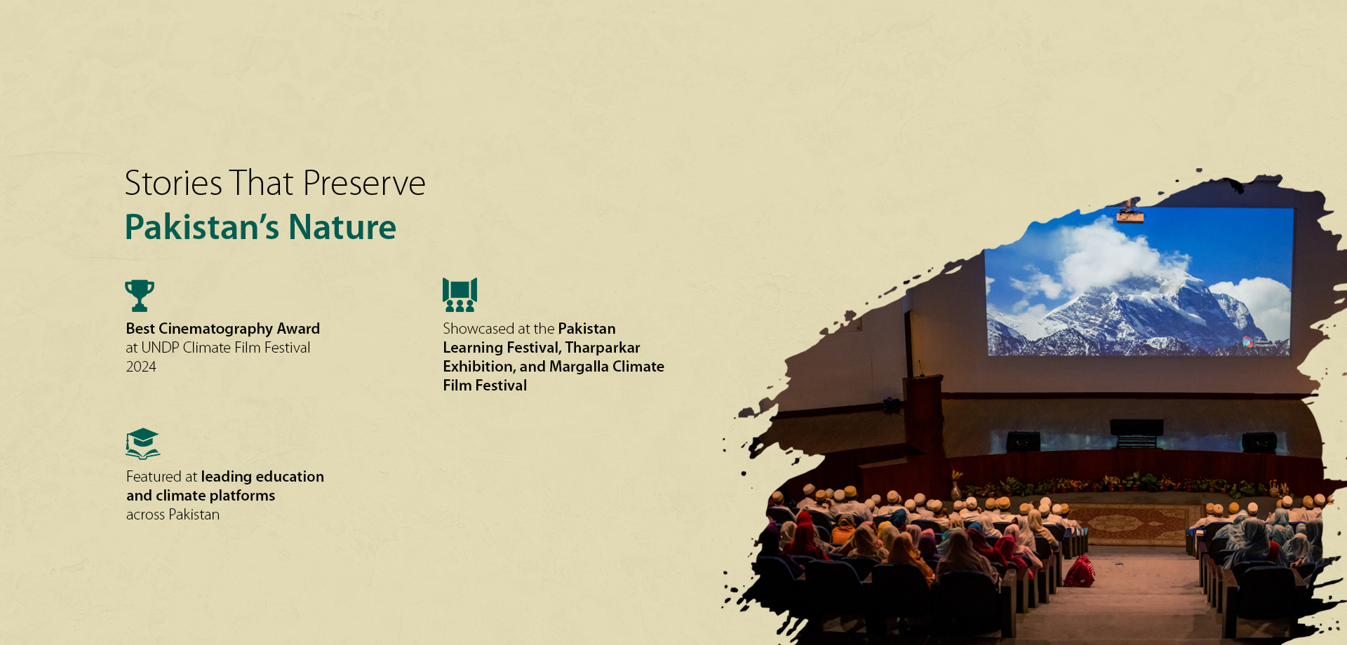 Stories that preserve Pakistan's nature